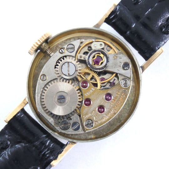 GIRARD-PERREGAUX Watches Hand Winding Stainless Steel , Leather gold 5819845 Silver dial Women Used Authentic