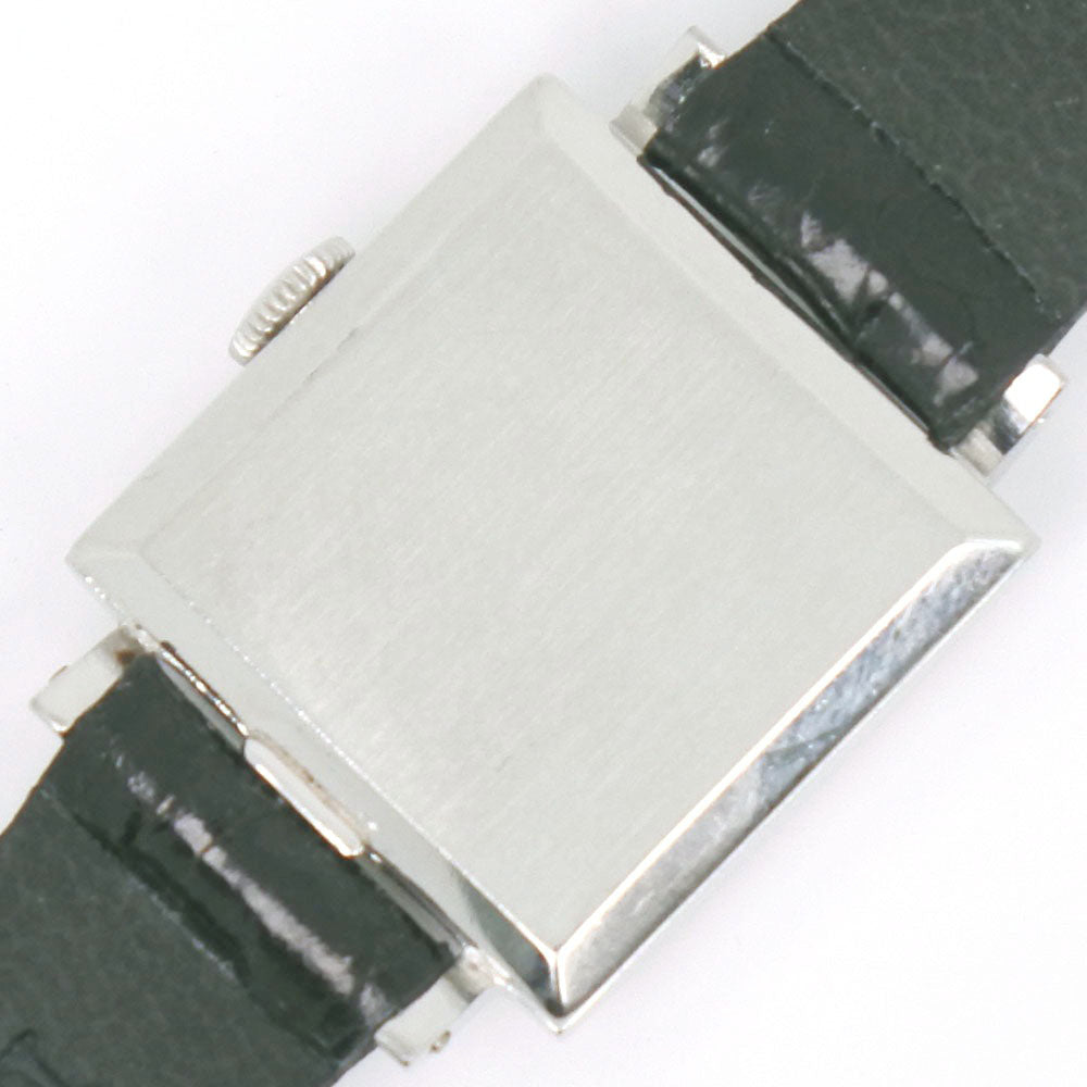 IWC SCHAFFHAUSEN Watches Hand Winding Stainless Steel , Leather white cal.41 Silver dial Women Used Authentic