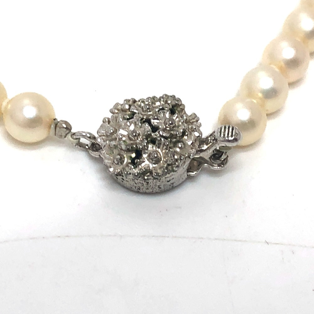 JEWELRY Necklace Pearl white Pearl 0.2" to 0.2" Women Used Authentic
