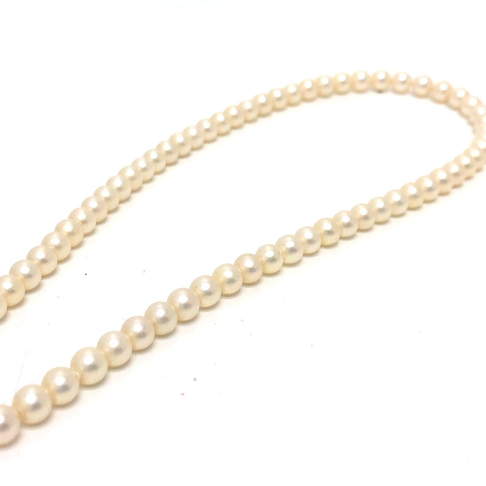 JEWELRY Necklace Pearl white Pearl 0.2" to 0.2" Women Used Authentic