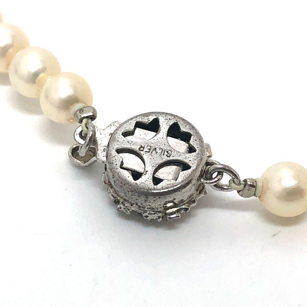 JEWELRY Necklace Pearl white Pearl 0.2" to 0.2" Women Used Authentic