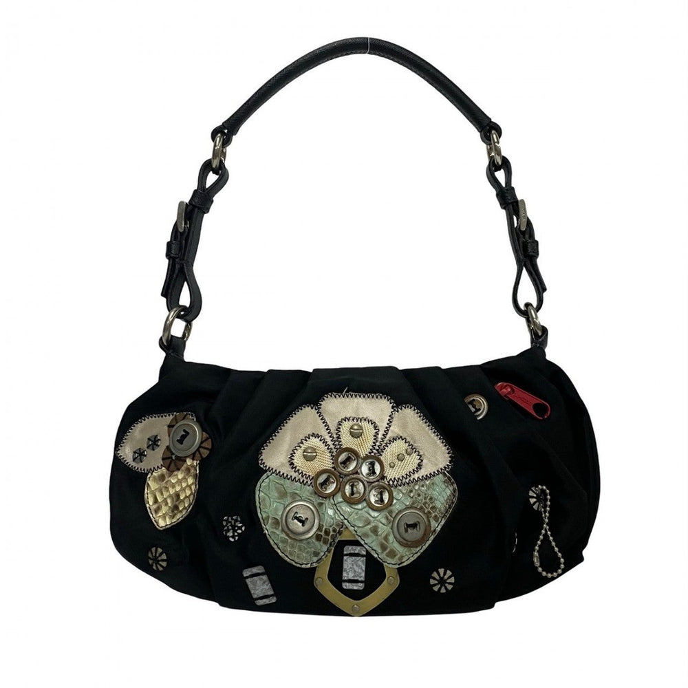 PRADA Handbag Nylon black