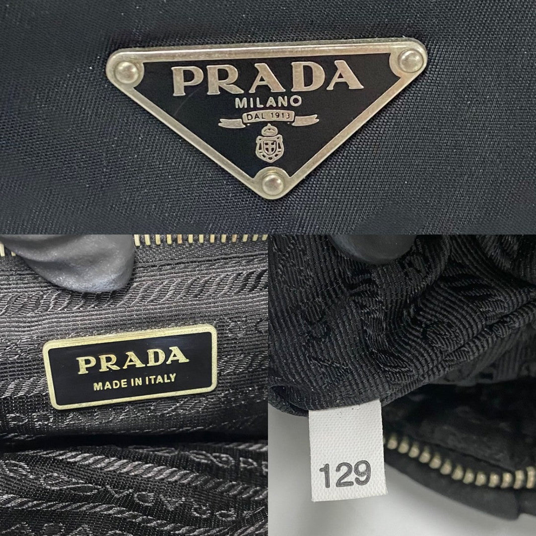 PRADA Handbag Nylon black