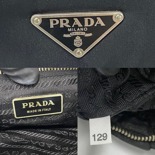 PRADA Handbag Nylon black