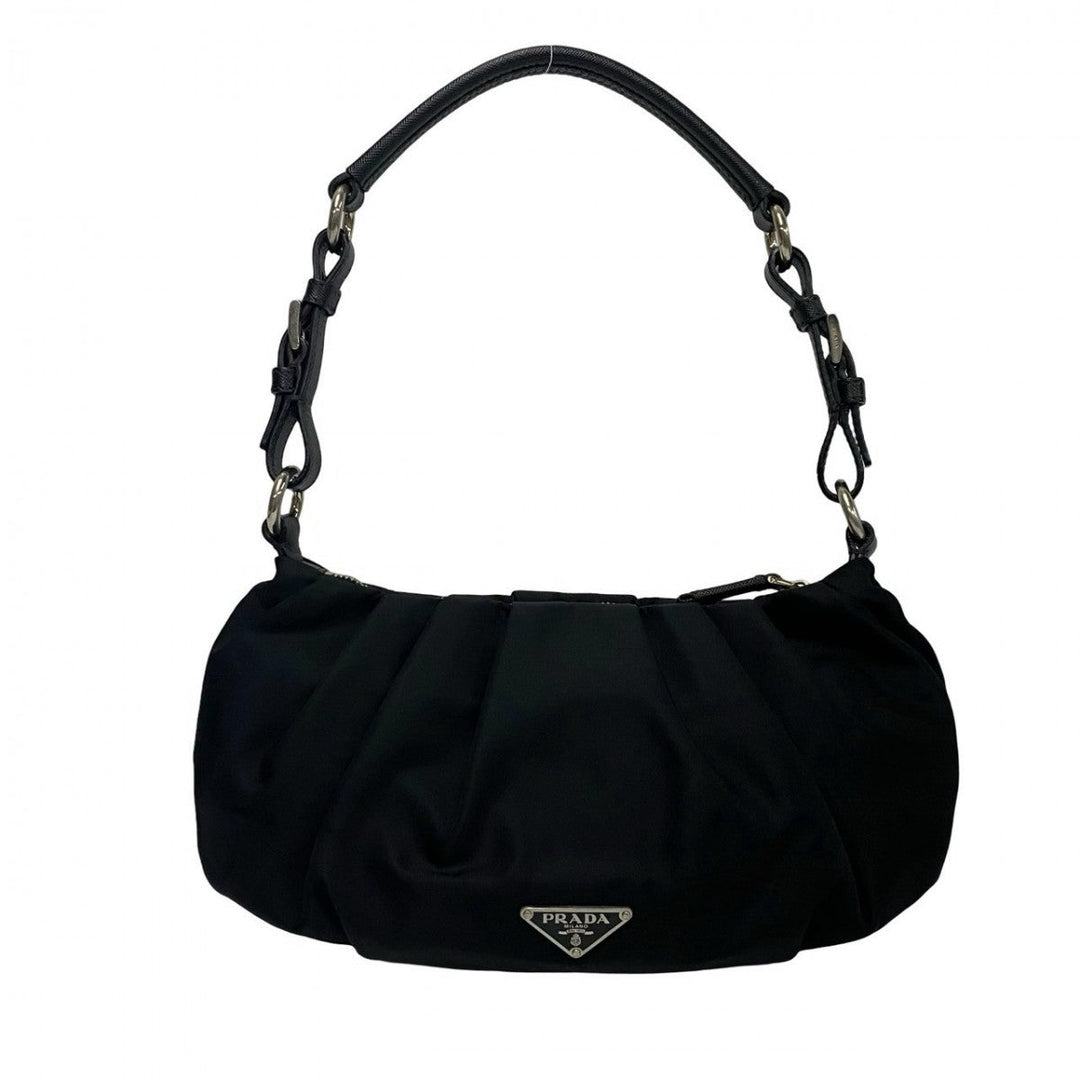 PRADA Handbag Nylon black