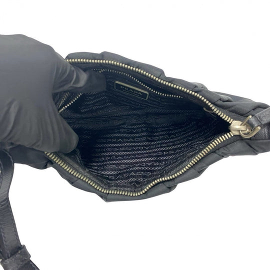 PRADA Handbag Nylon black