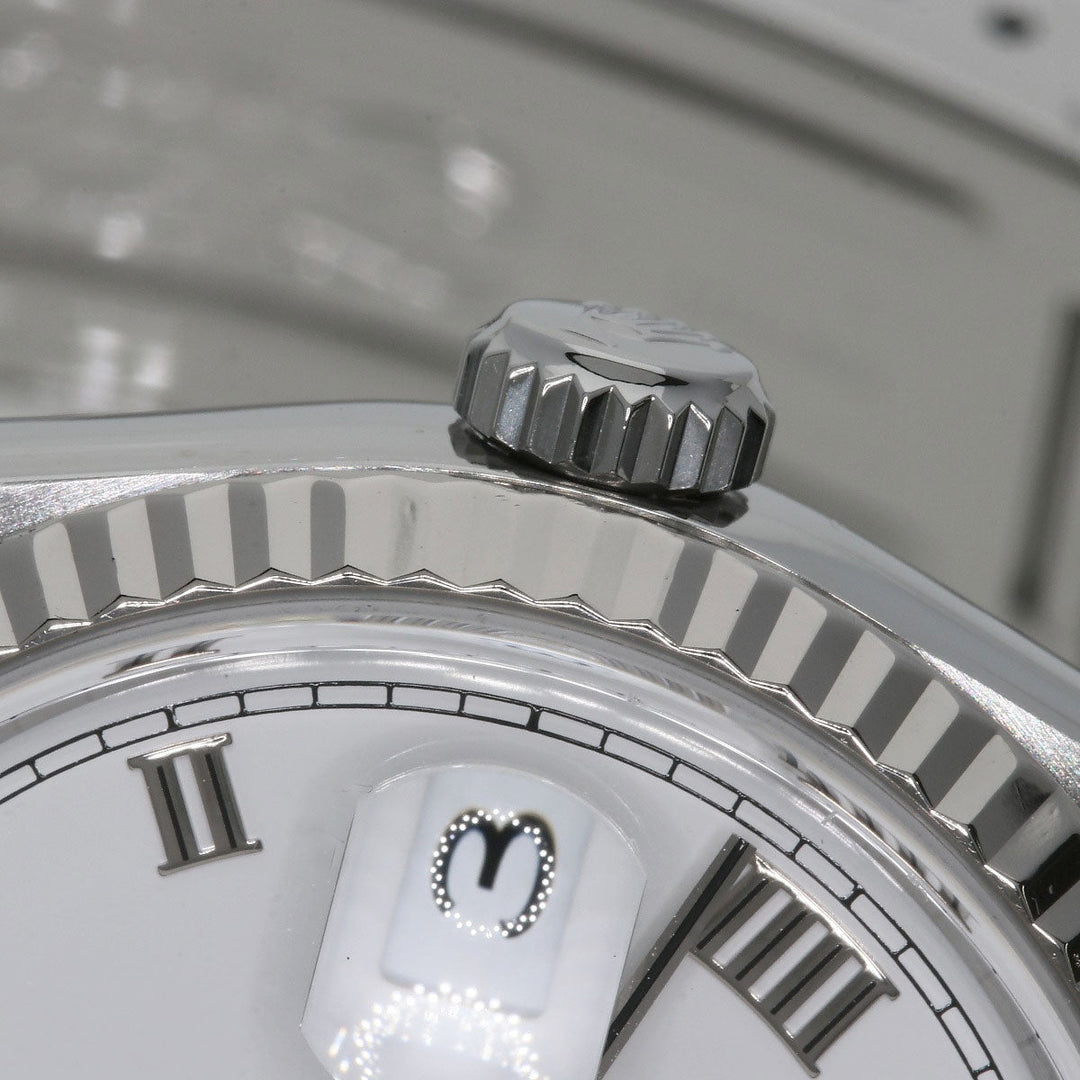 ROLEX Watches Mechanical Automatic 16234 Stainless Steel , Stainless Steel , K18WG Silver Datejust white dial mens Used Authentic