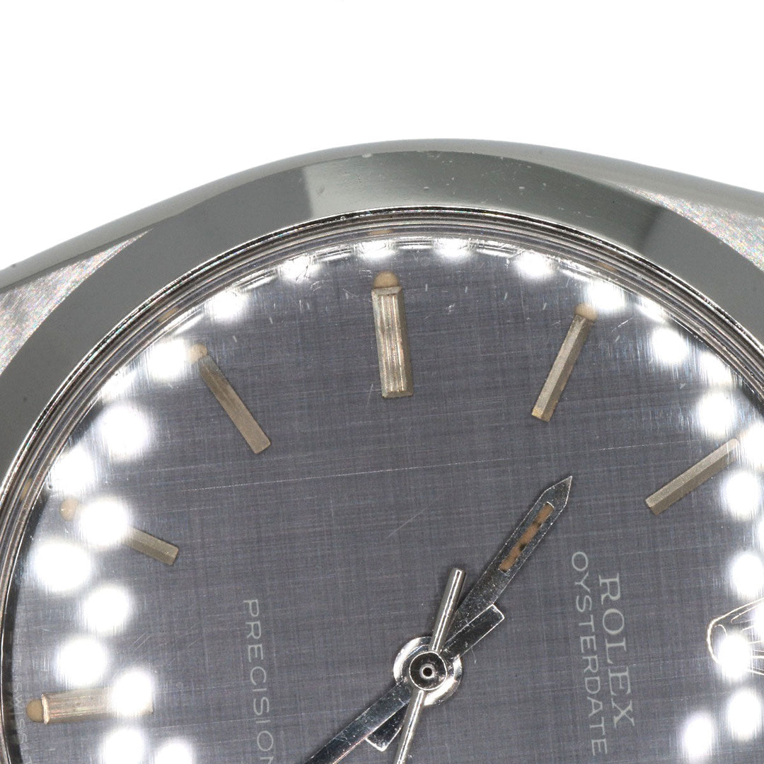 ROLEX Watches Hand Winding 6694 Stainless Steel , Stainless Steel Silver Oysterdate Mosaic 1968 Antique mosaic dial mens Used Authentic