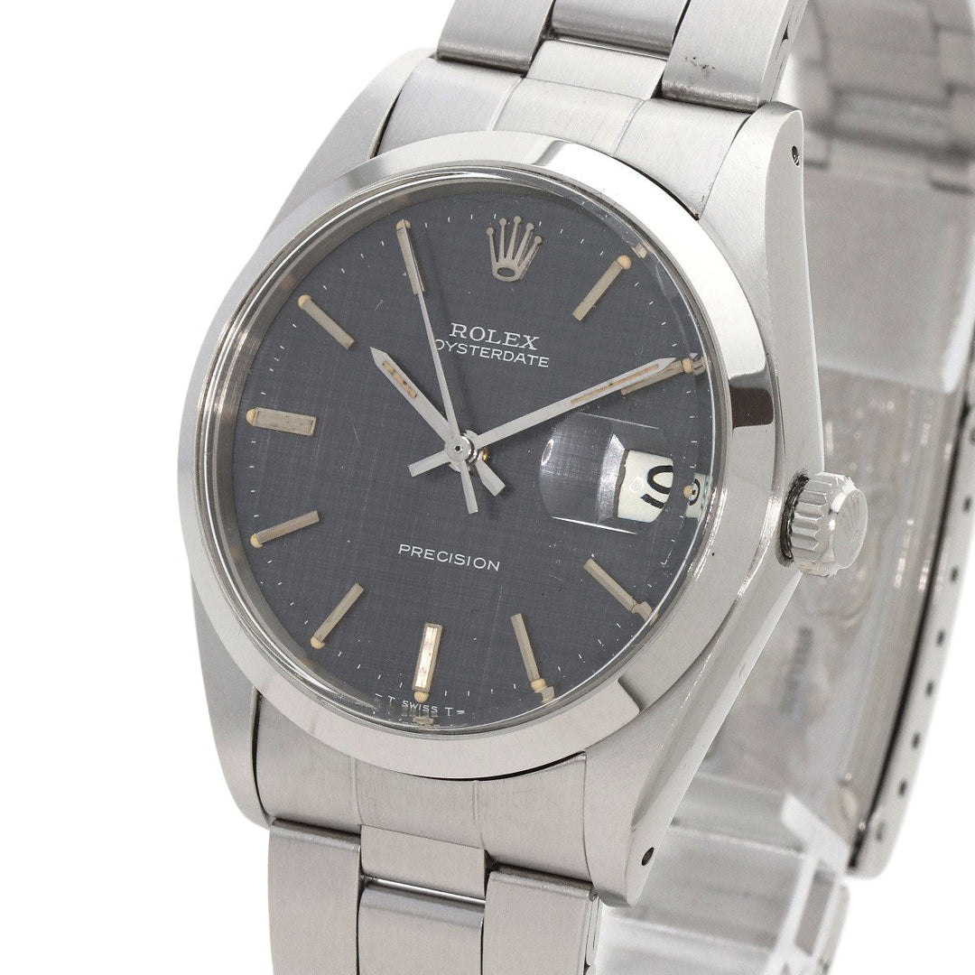 ROLEX Watches Hand Winding 6694 Stainless Steel , Stainless Steel Silver Oysterdate Mosaic 1968 Antique mosaic dial mens Used Authentic