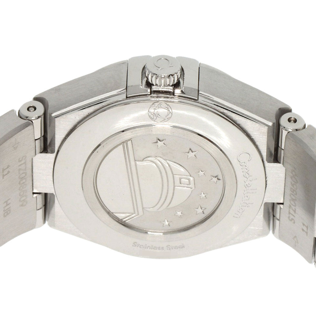 OMEGA Watches Quartz 131.10.25.60.55.001 Stainless Steel , Stainless Steel Silver Constellation Manhattan 12P Diamond White shell dial Women Used Authentic