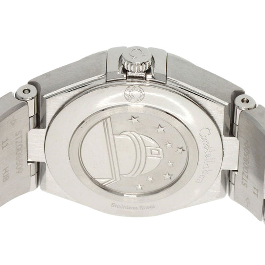 OMEGA Watches Quartz 131.10.25.60.55.001 Stainless Steel , Stainless Steel Silver Constellation Manhattan 12P Diamond White shell dial Women Used Authentic