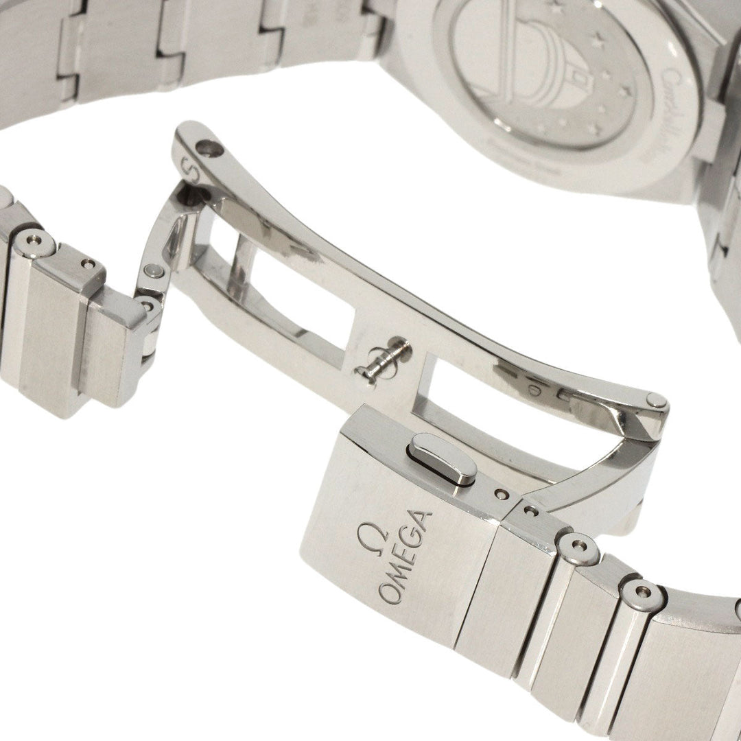 OMEGA Watches Quartz 131.10.25.60.55.001 Stainless Steel , Stainless Steel Silver Constellation Manhattan 12P Diamond White shell dial Women Used Authentic