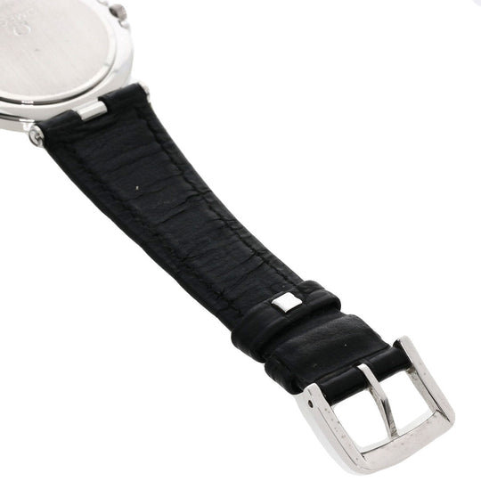OMEGA Watches Quartz Stainless Steel, Leather Silver Constellation flat bezel Silver dial mens Used Authentic
