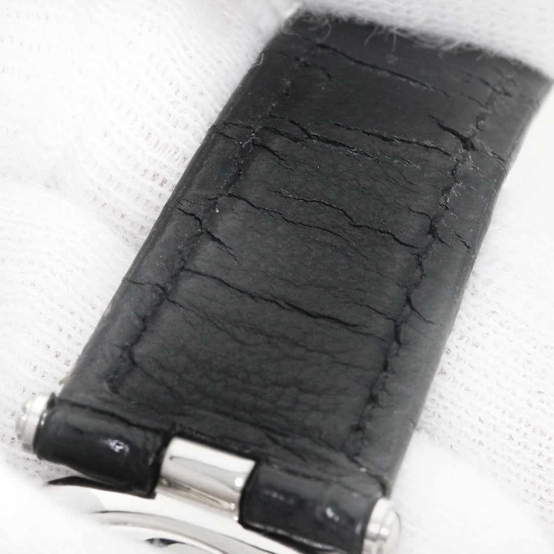 OMEGA Watches Quartz Stainless Steel, Leather Silver Constellation flat bezel Silver dial mens Used Authentic