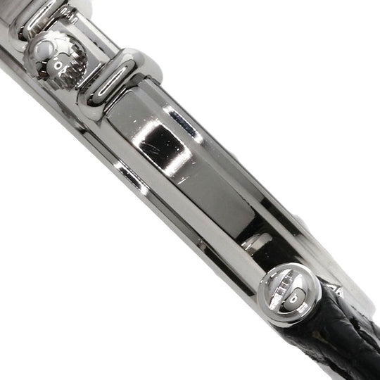 OMEGA Watches Quartz Stainless Steel, Leather Silver Constellation flat bezel Silver dial mens Used Authentic
