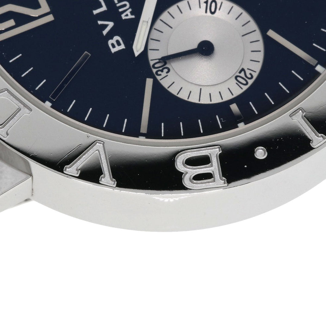 BVLGARI Watches Mechanical Automatic BB38SSDCH Stainless Steel , Stainless Steel Silver Bulgari Bulgari Chronograph black dial mens Used Authentic