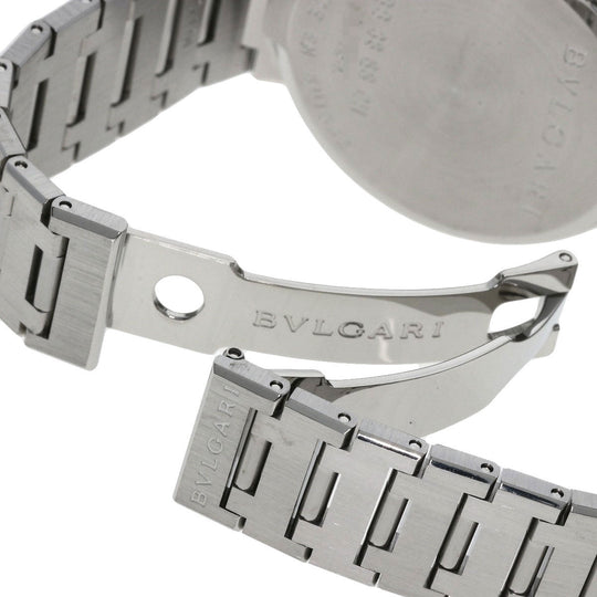 BVLGARI Watches Mechanical Automatic BB38SSDCH Stainless Steel , Stainless Steel Silver Bulgari Bulgari Chronograph black dial mens Used Authentic