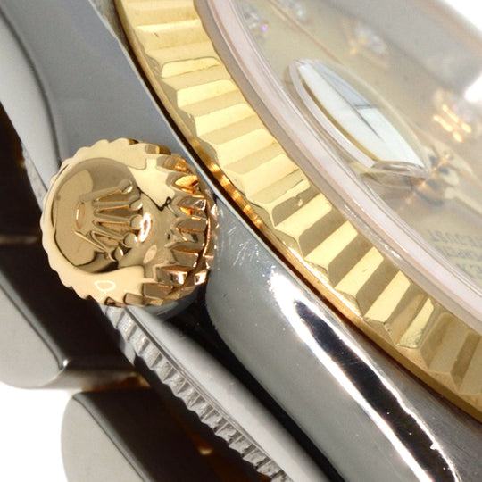 ROLEX Watches Mechanical Automatic 79173G Stainless Steel Silver Datejust 10P Diamond gold dial