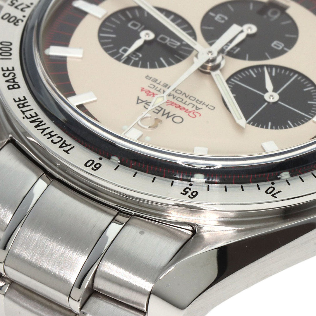 OMEGA Watches Mechanical Automatic 3559.32 Stainless Steel , Stainless Steel Silver Speedmaster Schumacher Legend Limited to 6000 pieces Ivory dial mens Used Authentic