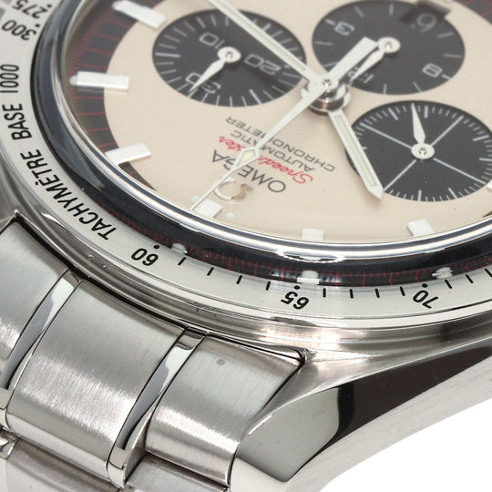 OMEGA Watches Mechanical Automatic 3559.32 Stainless Steel , Stainless Steel Silver Speedmaster Schumacher Legend Limited to 6000 pieces Ivory dial mens Used Authentic