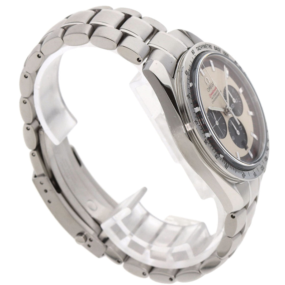 OMEGA Watches Mechanical Automatic 3559.32 Stainless Steel , Stainless Steel Silver Speedmaster Schumacher Legend Limited to 6000 pieces Ivory dial mens Used Authentic