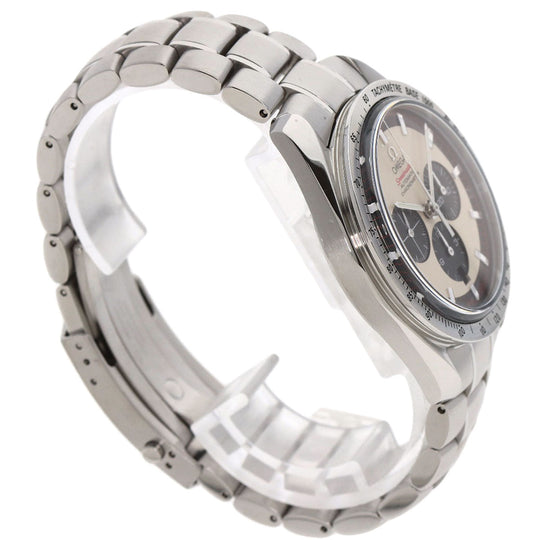 OMEGA Watches Mechanical Automatic 3559.32 Stainless Steel , Stainless Steel Silver Speedmaster Schumacher Legend Limited to 6000 pieces Ivory dial mens Used Authentic