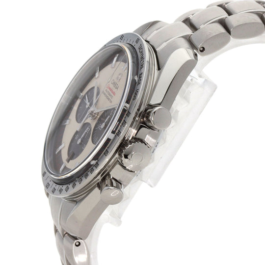OMEGA Watches Mechanical Automatic 3559.32 Stainless Steel , Stainless Steel Silver Speedmaster Schumacher Legend Limited to 6000 pieces Ivory dial mens Used Authentic