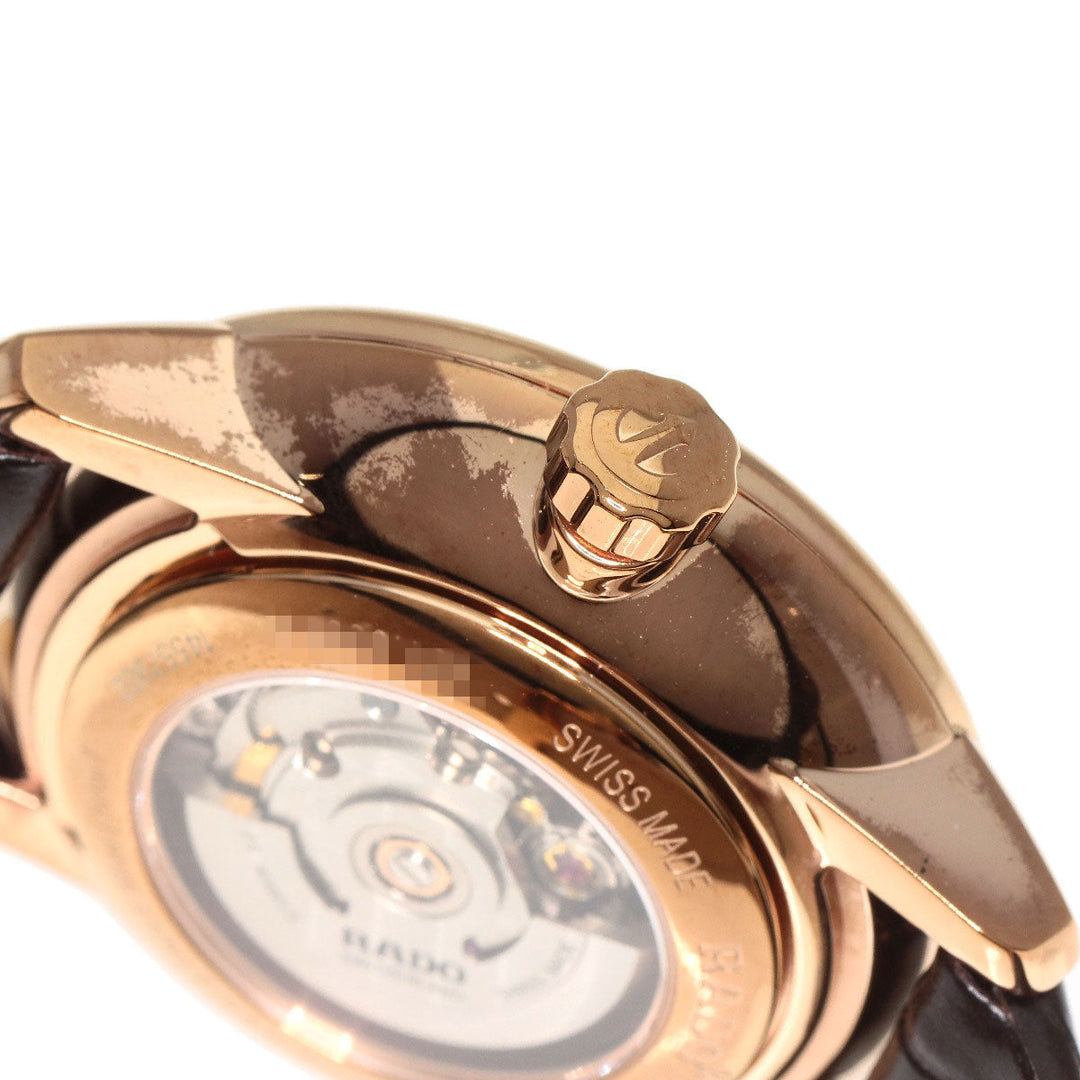 RADO Watches Mechanical Automatic R22865765 Stainless Steel, Leather gold Kupole white dial Women Used Authentic