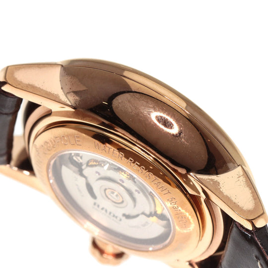 RADO Watches Mechanical Automatic R22865765 Stainless Steel, Leather gold Kupole white dial Women Used Authentic