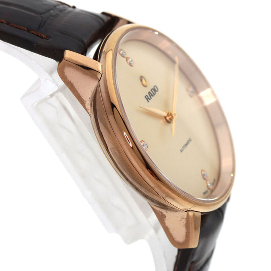 RADO Watches Mechanical Automatic R22865765 Stainless Steel, Leather gold Kupole white dial Women Used Authentic