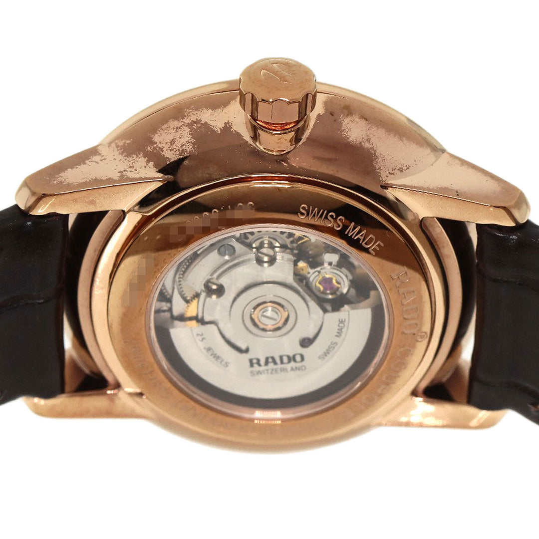 RADO Watches Mechanical Automatic R22865765 Stainless Steel, Leather gold Kupole white dial Women Used Authentic
