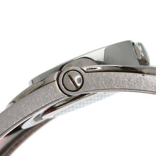 GUCCI Watches Quartz 112 Stainless Steel, SSxPlastic Silver Twirl black dial Women Used Authentic