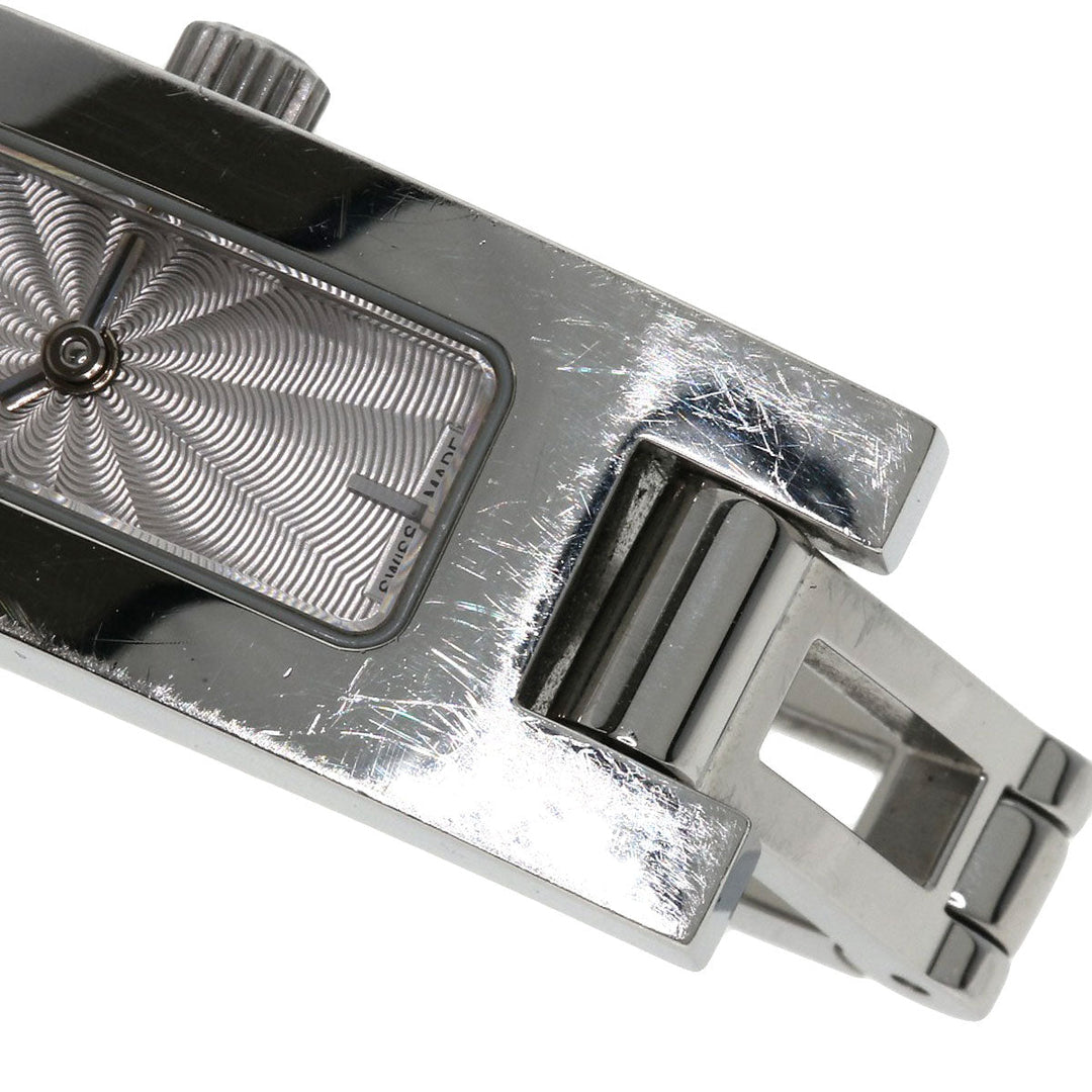 GUCCI Watches Quartz 3900L Stainless Steel , Stainless Steel Silver Square face Silver dial Women Used Authentic