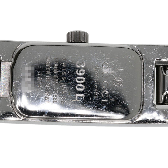 GUCCI Watches Quartz 3900L Stainless Steel , Stainless Steel Silver Square face Silver dial Women Used Authentic