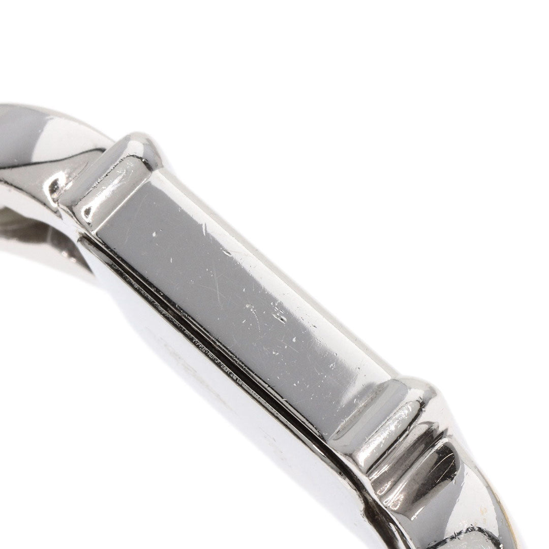 GUCCI Watches Quartz 1800L Stainless Steel , Stainless Steel Silver Square face white dial Women Used Authentic