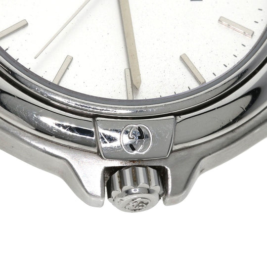 GUCCI Watches Quartz 9040M Stainless Steel Silver Round face Silver dial