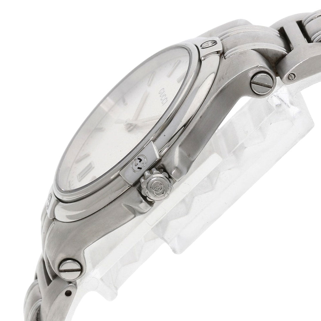 GUCCI Watches Quartz 9040M Stainless Steel Silver Round face Silver dial