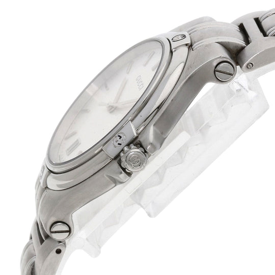 GUCCI Watches Quartz 9040M Stainless Steel Silver Round face Silver dial