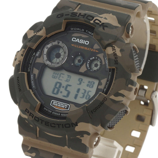 CASIO Watches Quartz GD-120CM Stainless Steel, Resin type Brown G shock camouflage camouflage dial mens Used Authentic