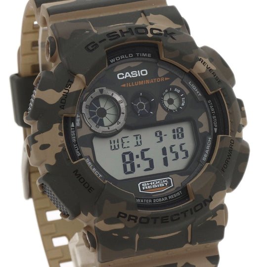 CASIO Watches Quartz GD-120CM Stainless Steel, Resin type Brown G shock camouflage camouflage dial mens Used Authentic
