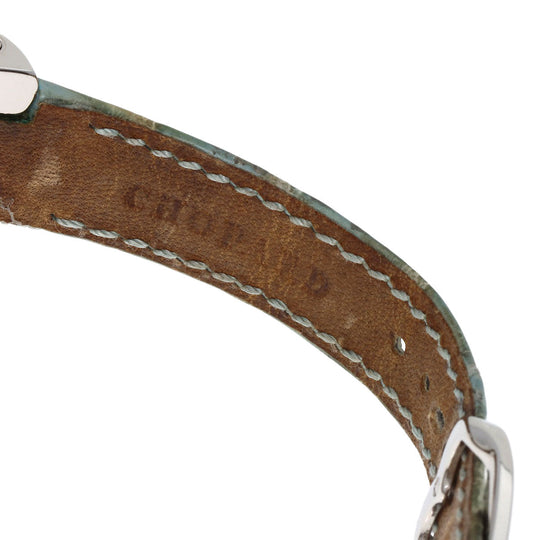 Chopard Watches Quartz 41/8443 Stainless Steel, Leather Silver La Strada White shell dial Women Used Authentic