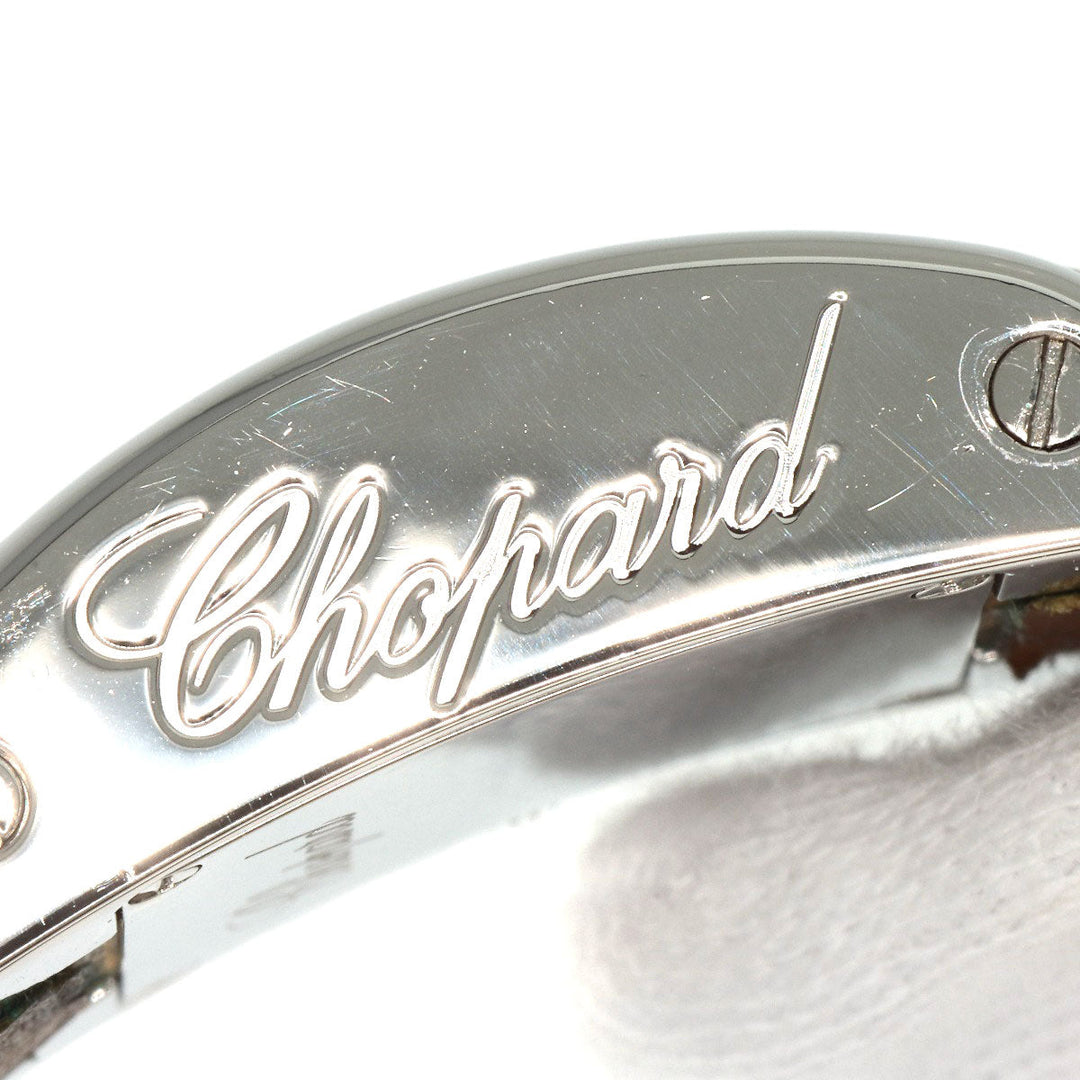 Chopard Watches Quartz 41/8443 Stainless Steel, Leather Silver La Strada White shell dial Women Used Authentic