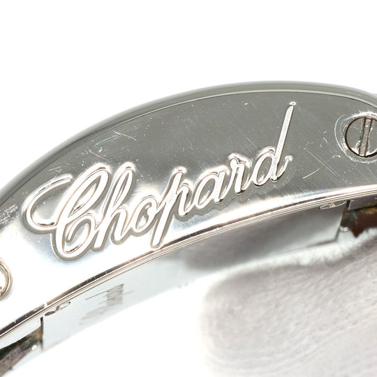 Chopard Watches Quartz 41/8443 Stainless Steel, Leather Silver La Strada White shell dial Women Used Authentic