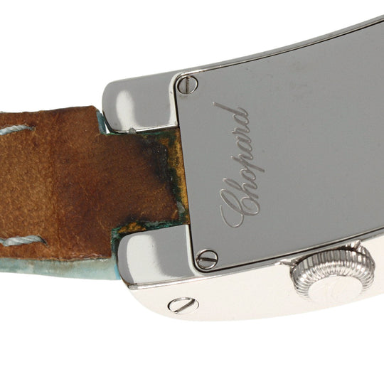 Chopard Watches Quartz 41/8443 Stainless Steel, Leather Silver La Strada White shell dial Women Used Authentic