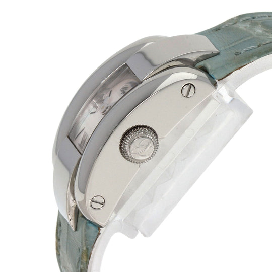 Chopard Watches Quartz 41/8443 Stainless Steel, Leather Silver La Strada White shell dial Women Used Authentic