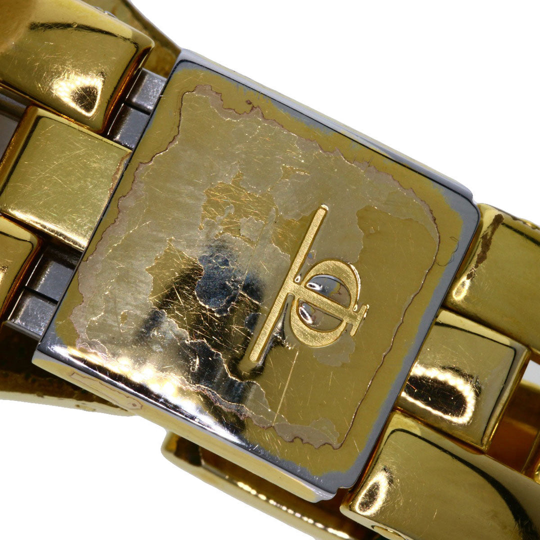 Baume & Mercier Watches Quartz Gold Plated , Gold Plated gold Linea white dial Women Used Authentic