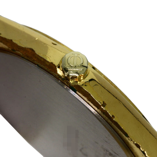 Baume & Mercier Watches Quartz Gold Plated , Gold Plated gold Linea white dial Women Used Authentic
