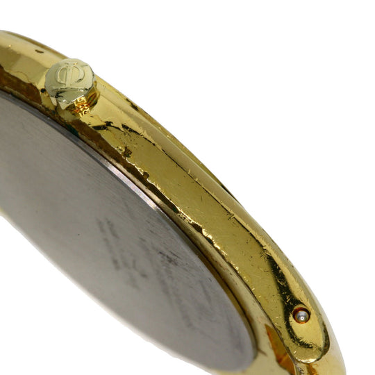 Baume & Mercier Watches Quartz Gold Plated , Gold Plated gold Linea white dial Women Used Authentic