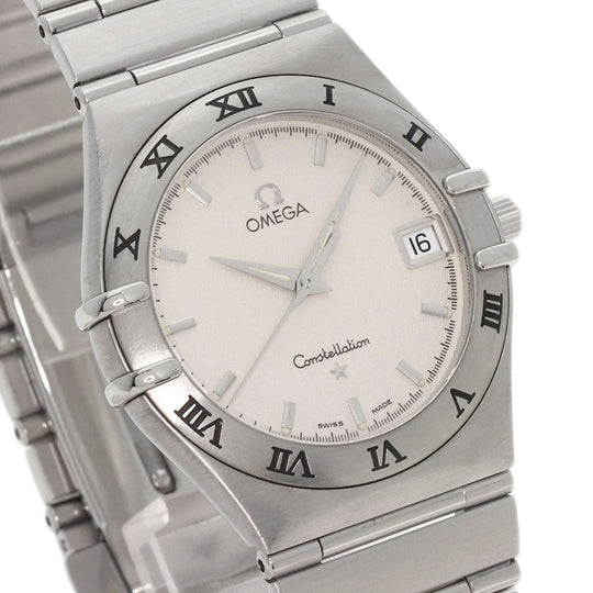 OMEGA Watches Quartz 1512.30 Stainless Steel , Stainless Steel Silver Constellation white dial mens Used Authentic