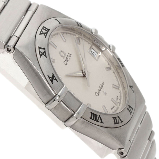 OMEGA Watches Quartz 1512.30 Stainless Steel , Stainless Steel Silver Constellation white dial mens Used Authentic
